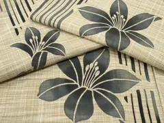 平和屋着物∴夏物　浴衣　注染　舞花文　綿　逸品　CABJ0101ngのサムネイル
