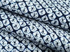 平和屋着物∴夏物　浴衣　有松鳴海絞り　蜘蛛絞り　綿　逸品　CABJ0119ngのサムネイル