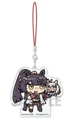 ウマ娘 プリティーダービー アクリルストラップ ぬいぐるみといっしょ Vol.1 ナリタブライアン＆ビワハヤヒデ グッズ ストラップのサムネイル