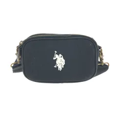 U.S. POLO ASSN ユーエスポロアッスン ショルダーバッグ ロゴ刺繡/キャンバス ブラック レディース / 240001206537のサムネイル