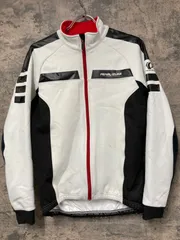 KC599 パールイズミ PEARL iZUMi 長袖 サイクルジャケット 白黒 M べたつき WINDBREAKのサムネイル