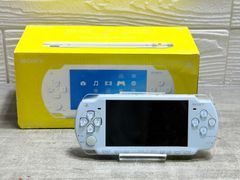 SONY PSP-2000FB console, Felicia Blue, with original box, power-on confirmed, factory reset. PlayStation Portable. 290626