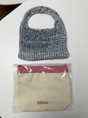 新品 Hince スモールトートバッグ＋ブルーニッティングバッグのサムネイル