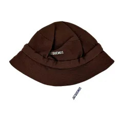 JACQUEMUS ジャックムス ルバケットハット 仮組み ノッテッド バケットハット ブラウン 223AC001 5035 850のサムネイル