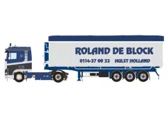 【新品】ミニカー 1/50 Roland de Block DAF 95XF SPACE CAB 4X2 TIPPER VOLUME TRAILER - 3 AXLE [01-4736]のサムネイル
