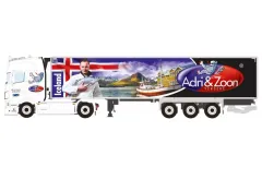 【新品】ミニカー 1/50 Adri ＆ Zoon SCANIA S HIGHLINE CS20H 4X2 REEFER TRAILER - 3 AXLE [01-4772]のサムネイル