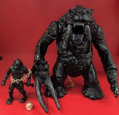 ジャイアントゴリラフランケン ブラックゴールド ソフビ もうこやま