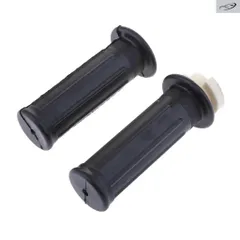 ヤマハ PW50 オートバイ ハンドル グリップ 用 7/8インチ 22MM ハンドルバー ツイスト グリップ 左右1組のサムネイル