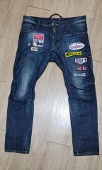 美品 56design×EDWIN CORDURA バイク デニム 赤ステッチ - メルカリ