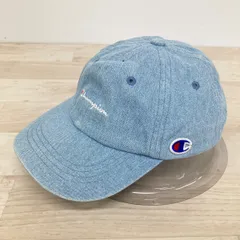 Champion チャンピオン デニム キャップ ブルー 141-002A サイズ53-55cm 綿100% 帽子/ベースボールキャップ[OQ03588]のサムネイル
