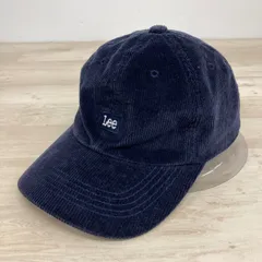 美品 Lee/リー コーデュロイ キャップ ネイビー 紺 サイズM(56-58cm) 品番LA0321 帽子/ベースボールキャップ[OK04080]のサムネイル
