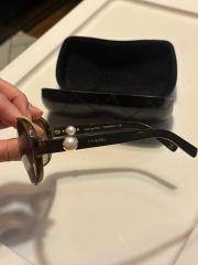 ☆週末値下☆【極美品】シャネル・黒・ハートモチーフ・サングラス