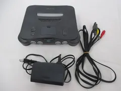  中古品 ゲーム NINTENDO 64 本体 NUS-001 動作品 周辺機器付きのサムネイル