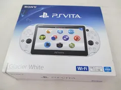  中古品 ゲーム PS Vita 本体 PCH-2000 グレイシャーホワイト 動作品 箱・説・充電器付きのサムネイル