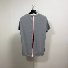 3/正規品 トム・ブラウン 白 3本線 半袖Tシャツ グレーのサムネイル