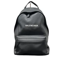 【6/30価格改定】BALENCIAGA 極美品 バレンシアガ エブリデイ バックパック S リュック デイパック 552379 カーフレザー バックパック ロゴ ユニセックス Aランク 中古 鑑定済 バレンシアガリュックのサムネイル