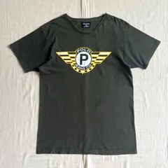 90～00s　vintage　星条旗タグ　POLO JEANS CO. RALPH LAUREN　ポロジーンズ・ラルフローレン　半袖Tシャツ　カットソー　ウィンググラフィック　ロゴプリント　フェード感　カーキグリーン系　一点物　C-BOY　アメカジ　トラッドのサムネイル