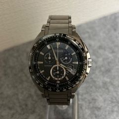 CITIZENシチズン】クロノグラフH610-T019374エコドライブチタン - メルカリ