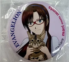 未開封　学研ムック MODE EVANGELION 付録缶バッジ mari meets mmts 特製デザイン 真希波・マリ・イラストリアスのサムネイル