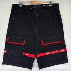 美品 ジョルジオアルマーニ リネン100%ショーツ グレー系 46 J7410