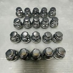 Z34 日産 純正平座ナット+ロックナットPIT WORK 20個 - メルカリ