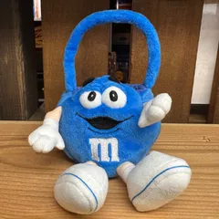 2003 ギャラリー社製 m&m's MINIs ぬいぐるみ ミニバスケット ブルーのサムネイル