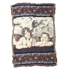 VINTAGE RUG Angel blanket - メルカリ