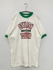 BRIDGESTONE ブリヂストン Tシャツ/カットソー ホワイト 前面プリント ブランドロゴ バックプリント 半袖 クルーネック(丸首) ロング丈 メンズのサムネイル