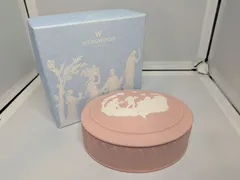 ウェッジウッド 小物入れ ピンク オーバル ジャスパー 箱付き ヴィンテージ 希少のサムネイル