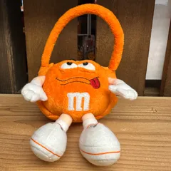 2003 ギャラリー社製 m&m's MINIs ぬいぐるみ ミニバスケット オレンジのサムネイル