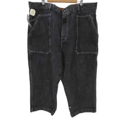 プラティナムフブ platinum fubu 90-00S OLD バック デザイン バギー デニム パンツ 極太 ビックサイズ B系 Y2K メンズ  W48L34のサムネイル
