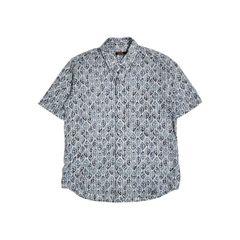 美品 麻100% Mademoiselle NON NON マドモアゼルノンノン 総柄 リネン