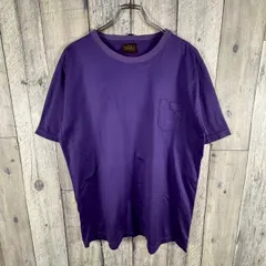 MOTIVE モーティブ 日本製 パープル 半袖 リンガーネック ポケット Tシャツ TEE メンズ L サイズのサムネイル