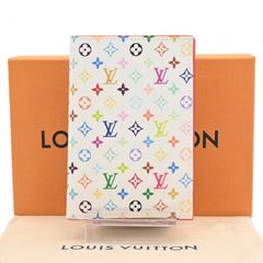 ルイヴィトン LV × TM カバー 村上隆 パスポートケース マルチカラー