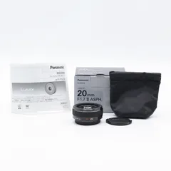 Panasonic G 20mm F1.7 II ASPH. ブラック｜マイクロフォーサーズ用 単焦点レンズ｜大口径F1.7 パンケーキレンズ【中古】のサムネイル