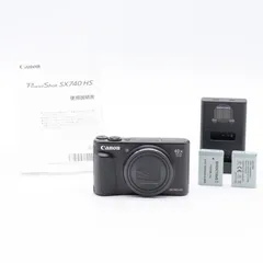 Canon PowerShot SX740 HS ブラック｜光学40倍ズーム コンパクトデジタルカメラ｜4K動画対応・Wi-Fi搭載・旅行／運動会向け キヤノン【中古】のサムネイル