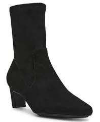アンクライン レディース シューズ ブーツ・レインブーツ ヒール Anne Klein Womens Iga Kitten Heel Dress Booties Black ブラックのサムネイル