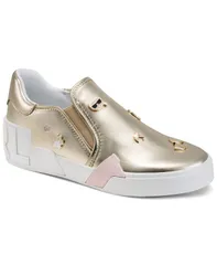 カール ラガーフェルド レディース シューズ スニーカー KARLAGERFELD PARIS Womens Maude SlipOn Sneakers White Gold ホワイトのサムネイル