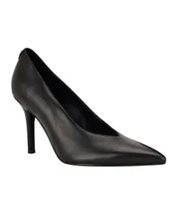ゲス レディース シューズ パンプス GUESS Womens Prinda Vamp Stiletto Pumps Black Leather ブラックのサムネイル