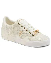 カール ラガーフェルド レディース シューズ スニーカー レース KARLAGERFELD PARIS Womens Mablyn LaceUp Sneakers Cream クリームのサムネイル