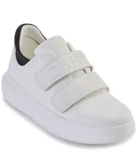 ダナ キャラン ニューヨーク レディース シューズ スニーカー プラットフォーム DKNY Womens Jamiah Platform Sneakers White and Black ホワイトのサムネイル