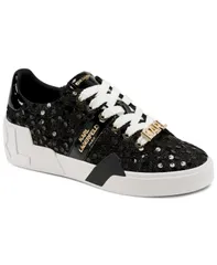 カール ラガーフェルド レディース シューズ スニーカー レース KARLAGERFELD PARIS Womens Mablyn LaceUp Sneakers Black ブラックのサムネイル
