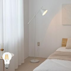 IKEA イケア ブレンクフィール フロアランプ ニッケルメッキ - メルカリ