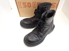 ★8555☆CAMPER カンペール PIX BERLIN ピクス ベルリン K400808-002 アンクルブーツ レースアップブーツ サイドジップ　39のサムネイル