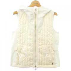 美品正規品 MONCLER ホワイト キルティングダウンベスト - メルカリ