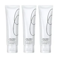 【3本セット】資生堂プロフェッショナル ステージワークス スーパーハードジェル 120g ヘアジェル スタイリング剤のサムネイル