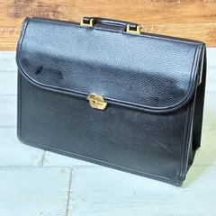 銀座タニザワ ダレスバッグ 本革 黒 鍵2本付 GINZA TANIZAWAのサムネイル