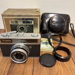 Canon Canonet 45mm F1.9 ケース付 シャッター確認済 - メルカリ