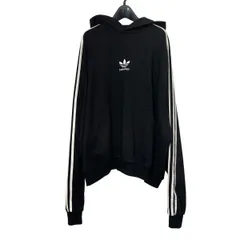 【中古】BALENCIAGA バレンシアガ ×adidas プルオーバーパーカー ブラック 729322 TNVN2 ×adidas サイズL ブラック パーカー 26018331 RDのサムネイル