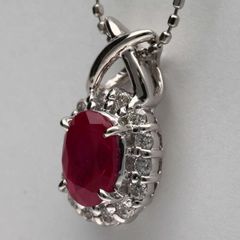 天然非加熱 ルビー ダイヤモンド 計0.72ct GIAビルマ￼産地証明 - メルカリ